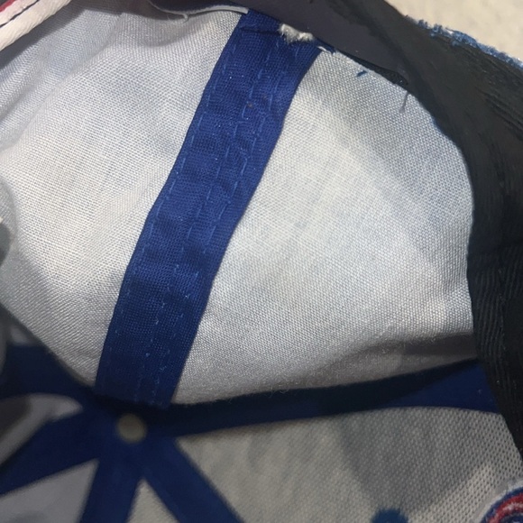 Vintage 90s American Needle Blue Velvet Phillies Hat Professional 7 Model - Picture 8 of 11